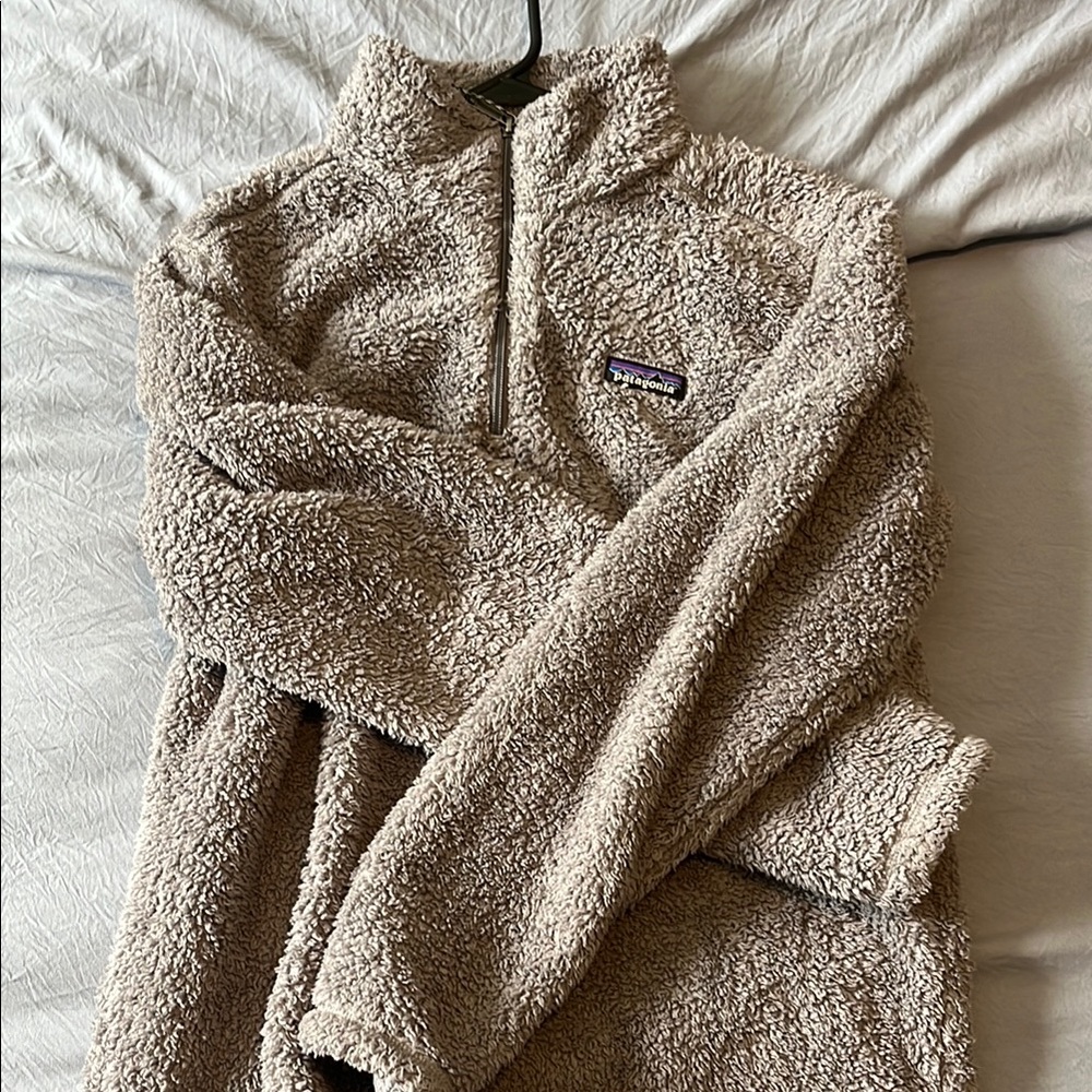 Patagonia Beige Sherpa Fleece Jacket